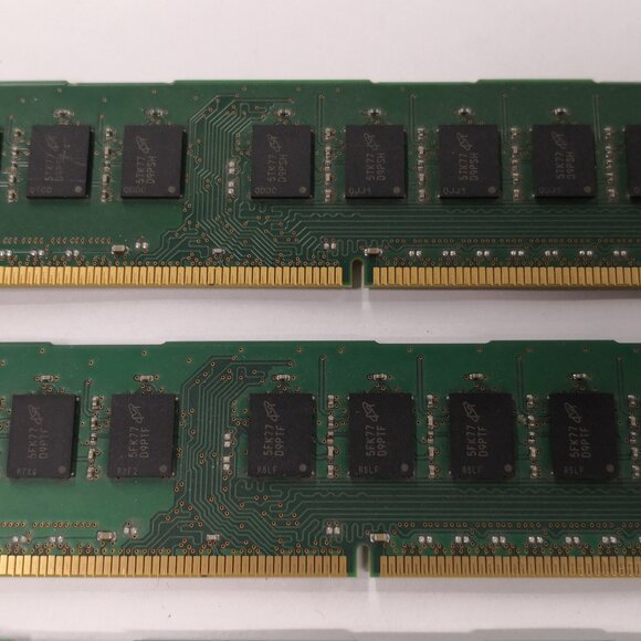 Lot of 4 Used Micron 4GB PC3-12800U-11-13 Ram Kit. - Picture 4 of 13